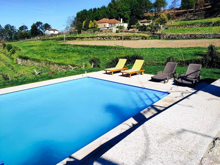Casa Cabreiros De Baixo Villa Melgaco Bagian luar foto