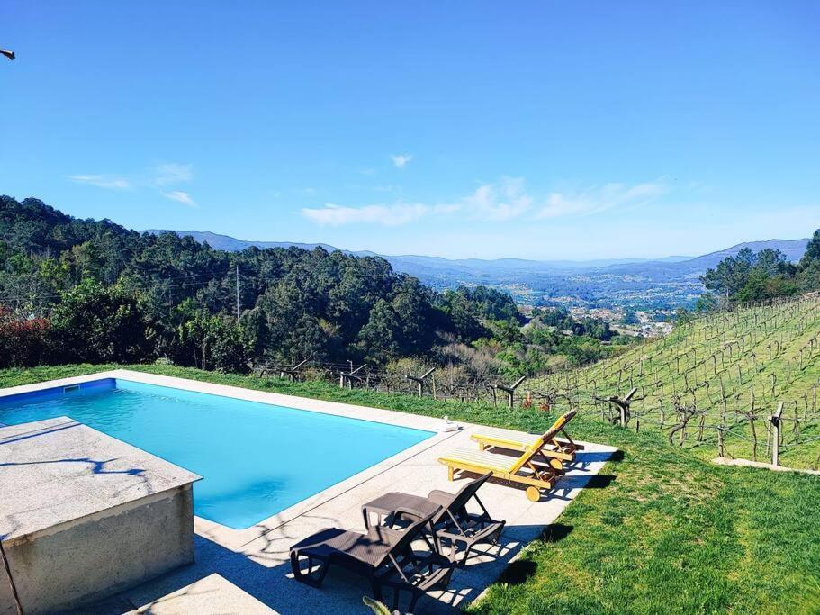 Casa Cabreiros De Baixo Villa Melgaco Bagian luar foto